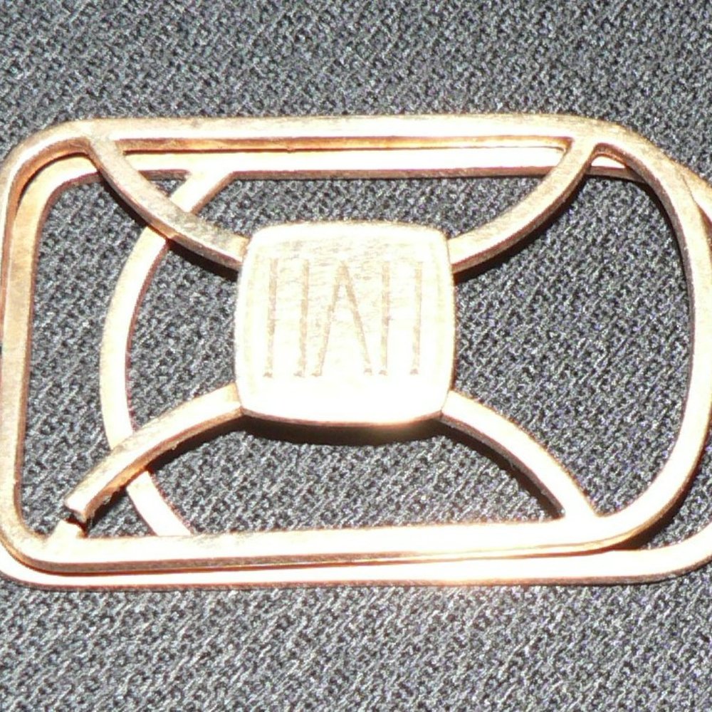 14k Gold Money Clip ~ Antique ~ 17.6 Grams ~ Monogrammed HAH